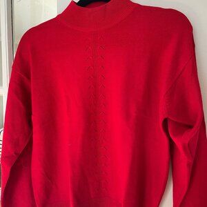 (S) Vintage 90s Simons Twik red sweater